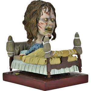 Image of The Exorcist Regan in Bed Head Knocker Bobblehead