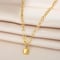 Image of 18K Gold Plated Lock Necklace