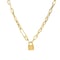 Image of 18K Gold Plated Lock Necklace