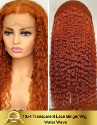 13x4 Water Wave Transparent Lace Wig