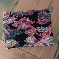 KylieJane velvet purse -floral