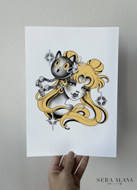 In the Name of the Moon - Sailor Moon Inspired Print
