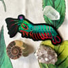 Holographic Peacock Mantis Shrimp Sticker