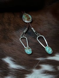 Image 2 of Teardrop Turquoise Bolo