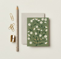 wanderlust paper co. - daisy "mini" with love card