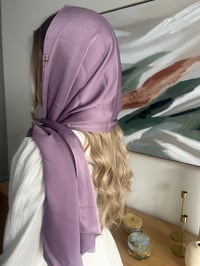 Image 1 of Holy Cross Veil (Satin Purple)