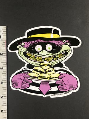 Image of HAMBURGLAR GIANT STICKER