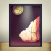 Chair & Planet - Framed Poster