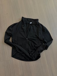 black active fitted jacket (sz med)