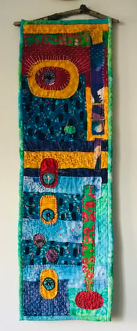 Image 1 of Contemporary hand stitched wall hangings - MAY 3 / 10 / 17 / 24  - 2024