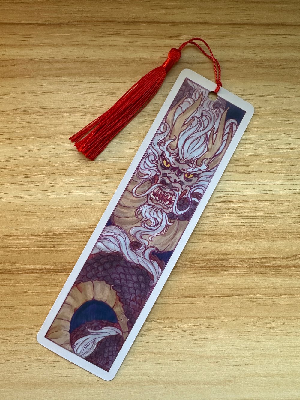 Image of Purple Dragon Bookmark