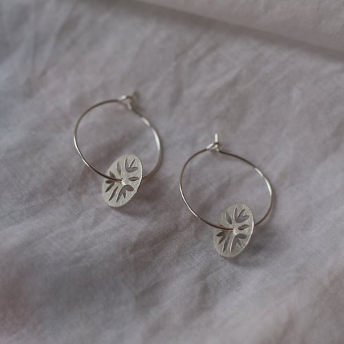 Image of Sol Hoops Silver