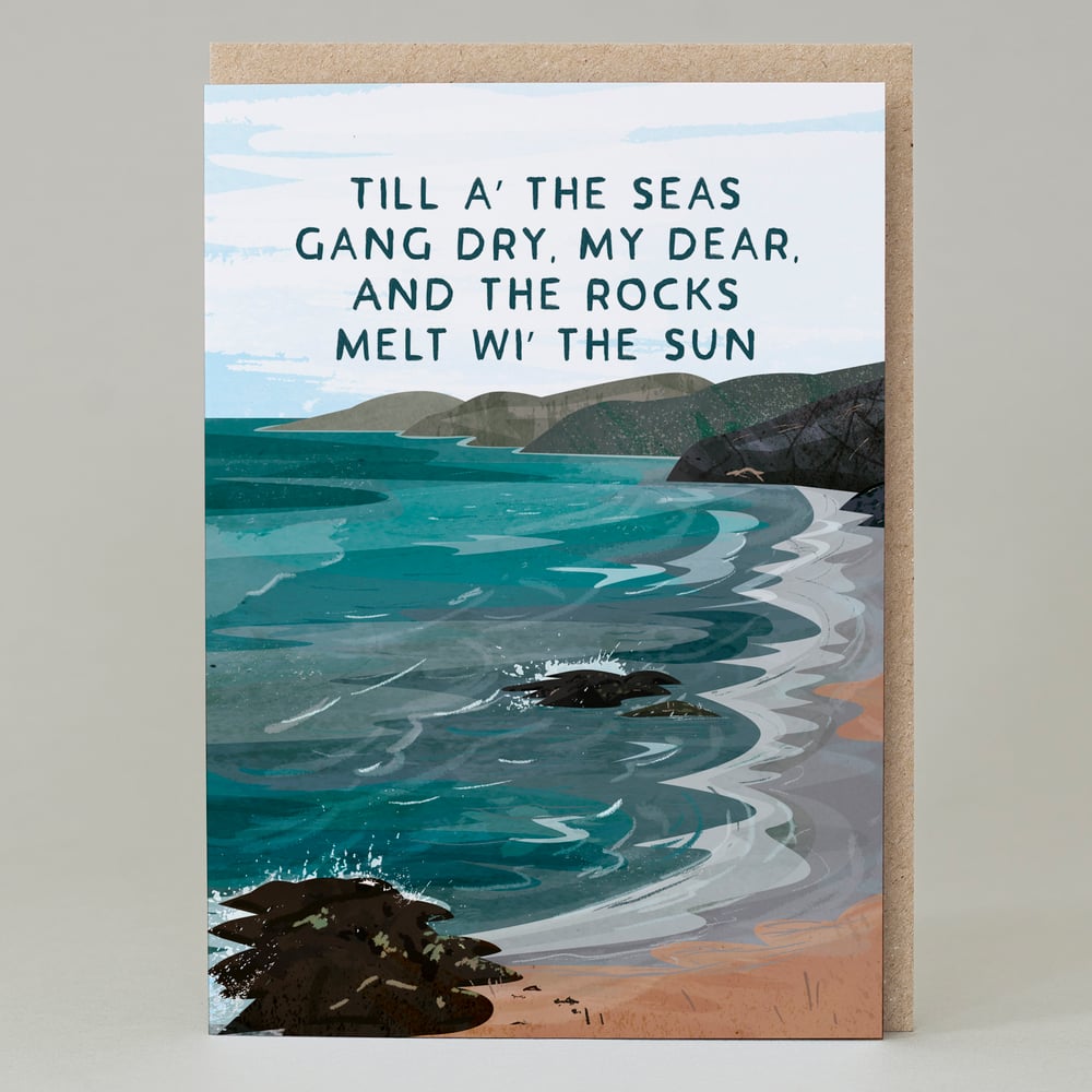Image of Til all the seas gang dry 'Landscape' (Card)