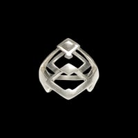 Image 3 of AZTECAH Ring SILVER or BLACK RHUTANIUM. NORMAL PRICE 1.050.- NOW: