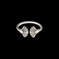 Image 1 of XUDUQUE RING - Silver with Black Contours. NORMAL PRICE 650.- NOW: