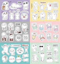 Image 1 of Original - sticker sheets