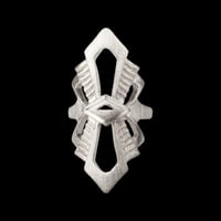 Image 2 of LA SIRÈNE Ring - Silver with Black Contours. NORMAL PRICE 1.500.- NOW: