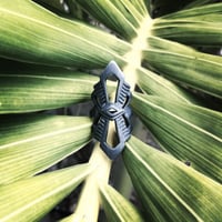 Image 3 of LA SIRÈNE Ring - Silver with Black Contours. NORMAL PRICE 1.500.- NOW: