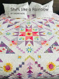 Image 1 of She's Like a Rainbow Quilt