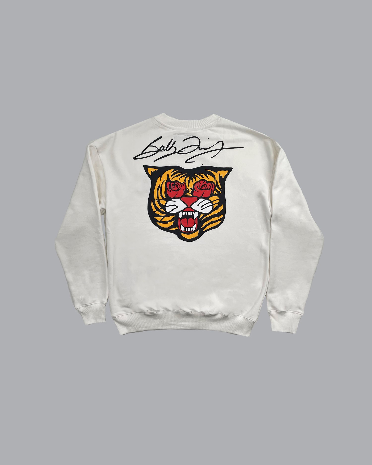 Image of The BLAK CLassic White Sweatshirt