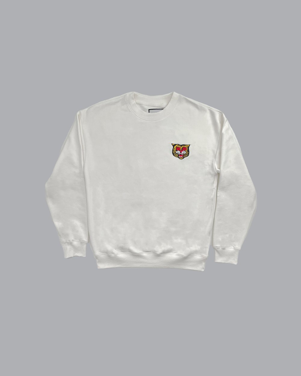 Image of The BLAK CLassic White Sweatshirt