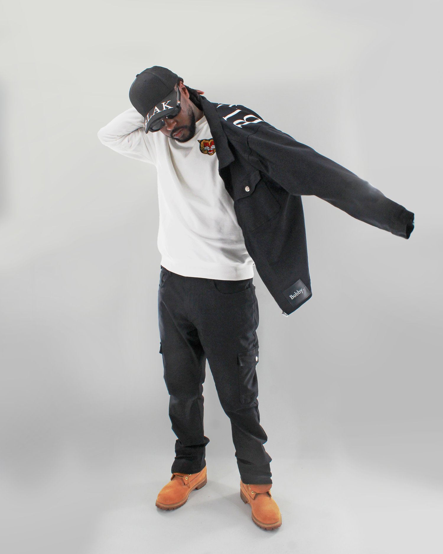 Image of The BLAK CLassic White Sweatshirt