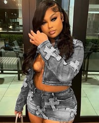 CROSS ME DENIM SET 