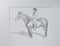 Image of Cowboy on horse drawing 1