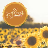 PRE-MADE LOGO - SUNFLOWER STUDIO