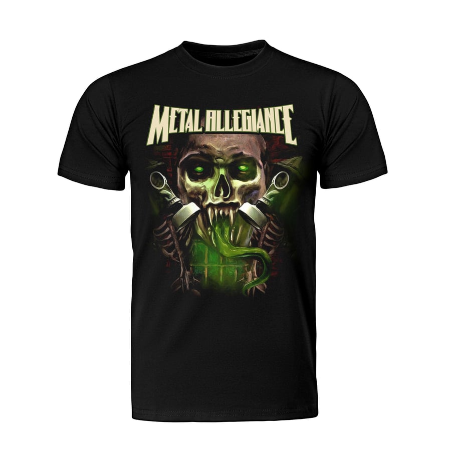 Image of Metal Allegiance Zombie Mask T-Shirt