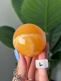 Image 12 of CHOOSE YOUR OWN ORANGE CREAMSICLE CALCITE SPHERES -MEXICO-