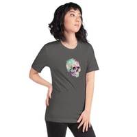 Image 21 of Colorful Watercolor Skull Unisex t-shirt