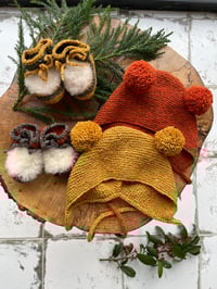 Image 6 of Teddy Bonnet - Hand-knit in Ireland