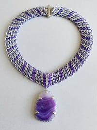 Image 2 of Lilac Dreams GSG + Agate Necklace