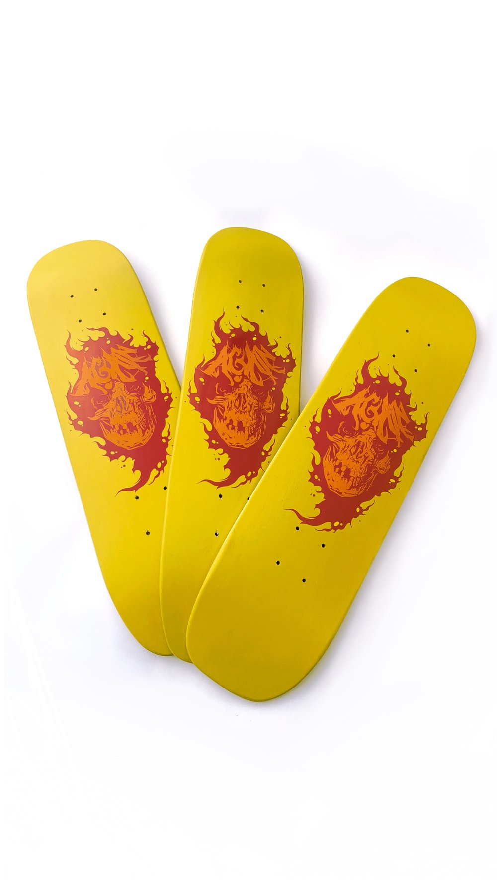 FREESTYLE SKATEBOARD "UNDEFINED REASON" LIMITED EDITION BUNDLE YELLOW 7.5