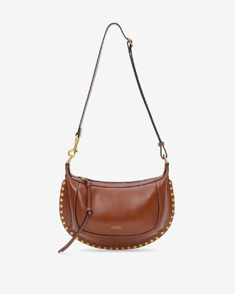 Image of ISABEL MARANT OSKAN MOON BAG COGNAC