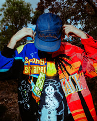 Image 2 of RAW DENIM STITCHWORK HAT F/W ‘26