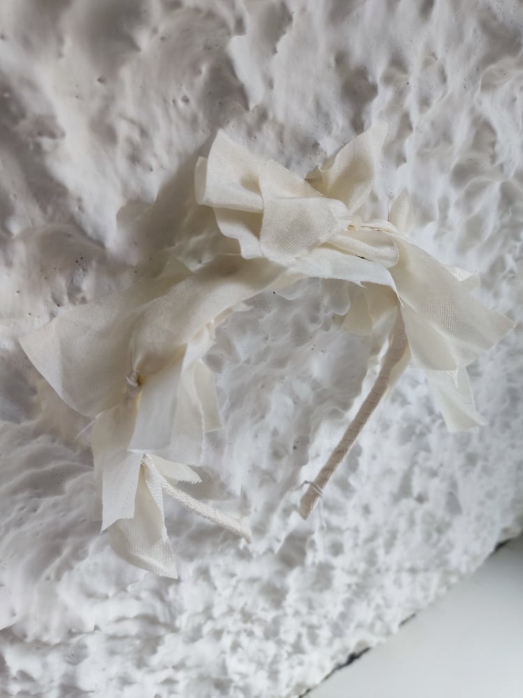 Image of Cerchietto romantico fiocchi avorio 