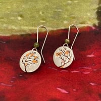 Image 1 of Autumn Tree Earrings