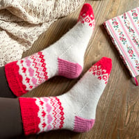 Image 4 of Lot de 2 patrons de chaussettes : Be mine socks et Sweetheart socks