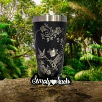 Image 2 of 20oz Hummingbird Tumbler