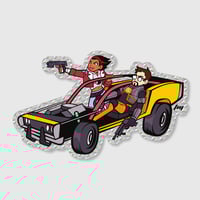Image 1 of Muscle Car Prismatic Sticker