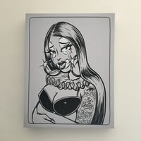 Image 1 of Tears Keep Falling Canvas Print