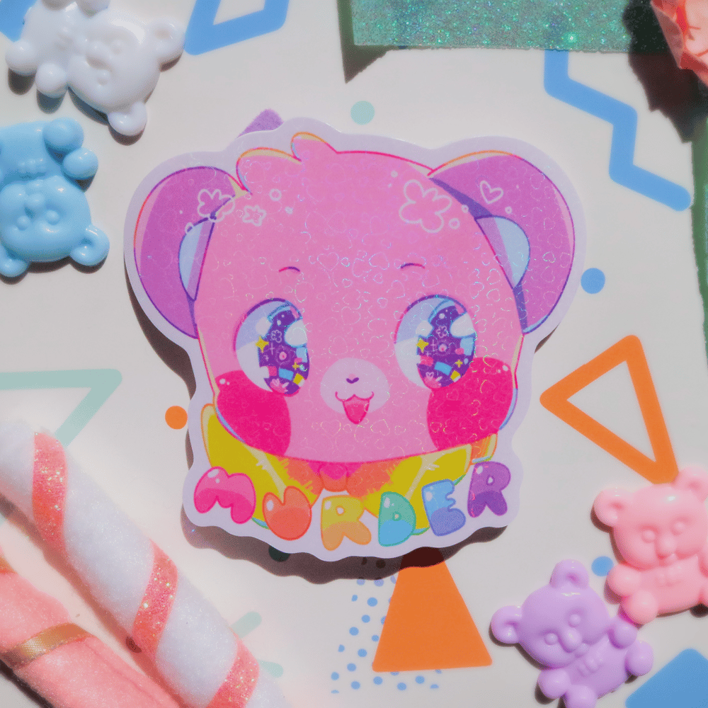 Murder Bear Sticker