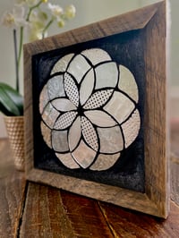 Image 2 of Freestanding framed glass mosaics