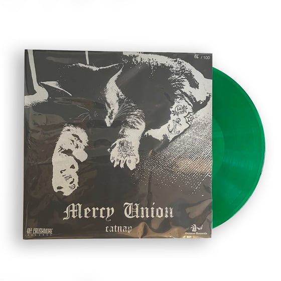 Image of Mercy Union - 'Catnap' EP (Euro Exclusive Screenprint/Green Vinyl)