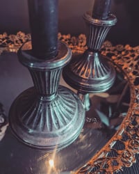 Image 2 of Sterling silver candle sticks