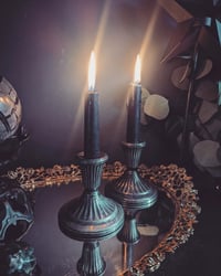 Image 1 of Sterling silver candle sticks