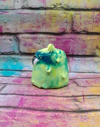 Image 2 of Large Ghost Waffle - Green and Lime