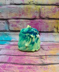 Image 4 of Large Ghost Waffle - Green and Lime